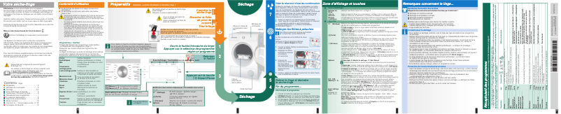 Page 1 de la notice Manuel utilisateur Bosch WTY87641CH