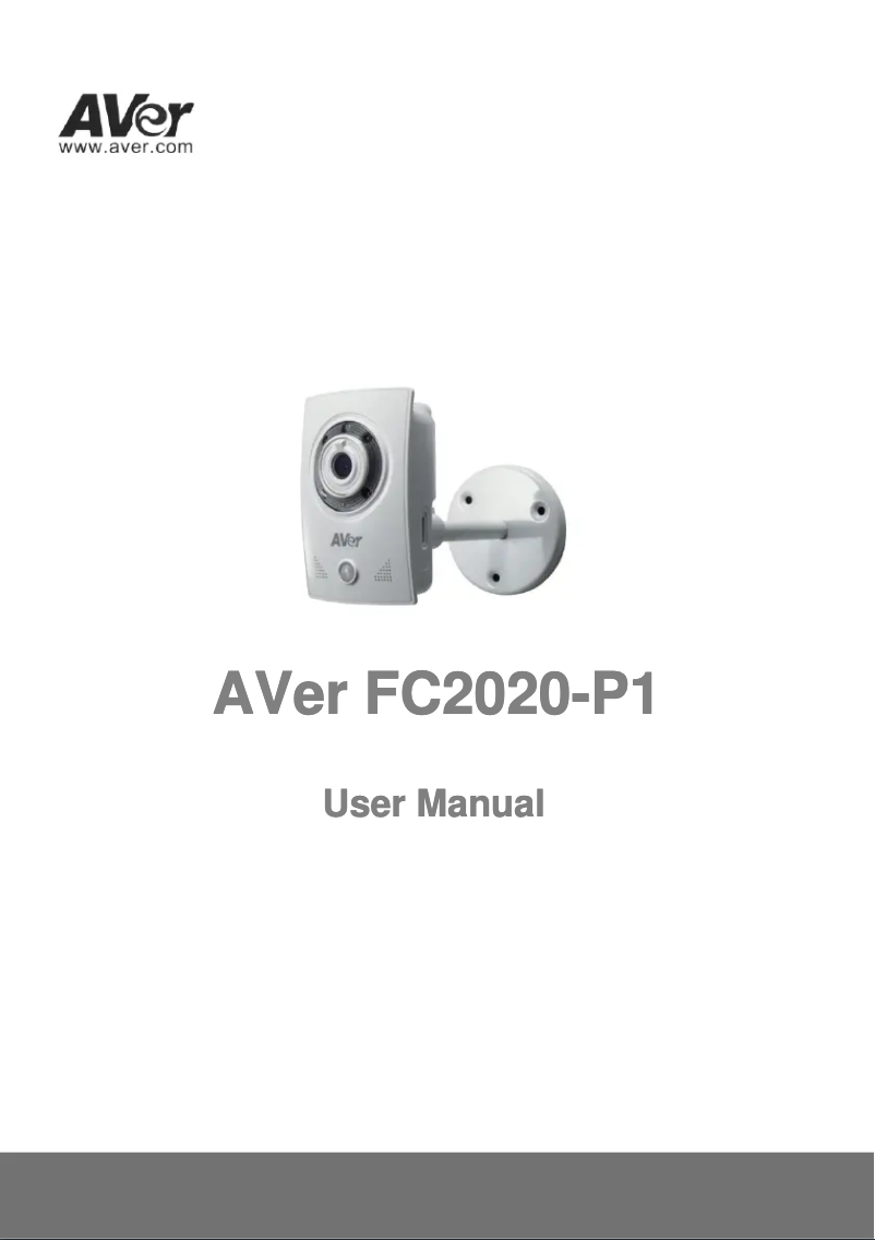 Page 1 de la notice Manuel utilisateur AVer FC2020-P1