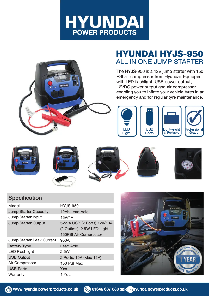 Image de la première page du manuel de l'appareil HYJS-950