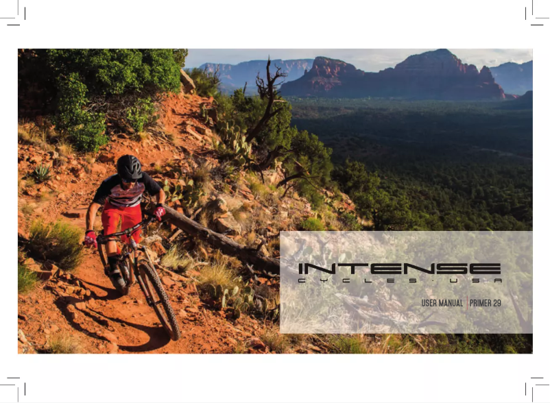 Page 1 de la notice Manuel utilisateur Intense Primer (2017)