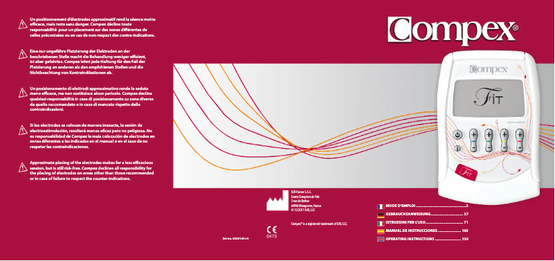 Image de la première page du manuel de l'appareil Fit