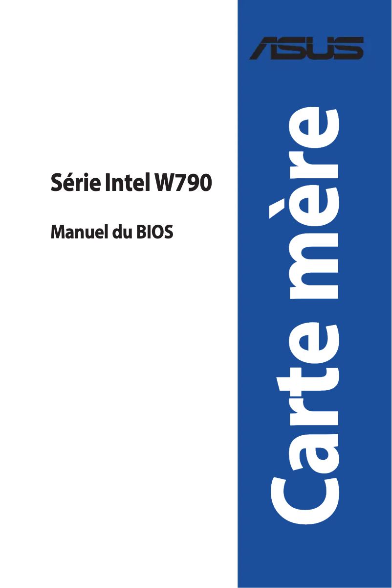 Image de la première page du manuel de l'appareil Pro WS W790-ACE