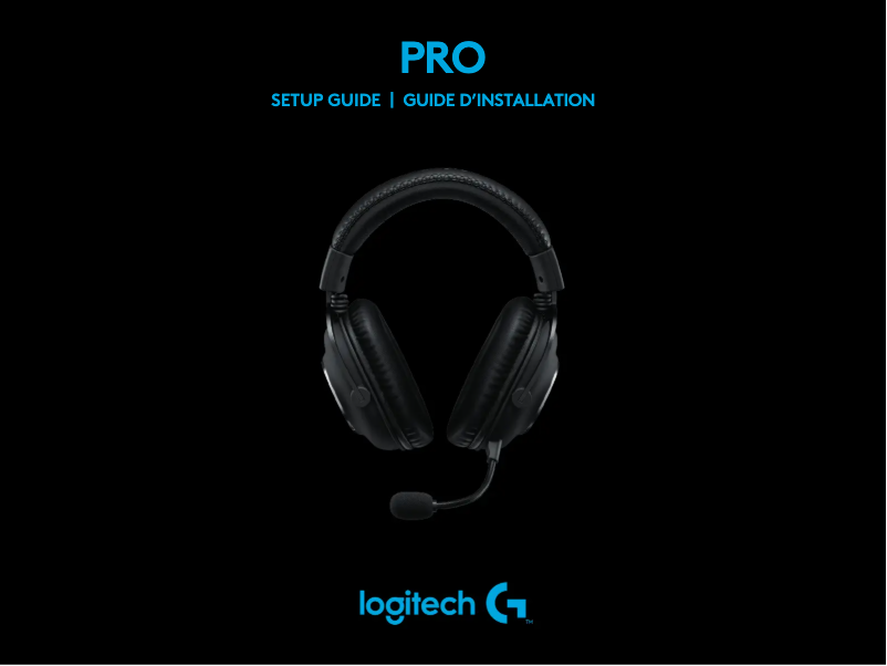 Page 1 de la notice Manuel utilisateur Logitech Pro