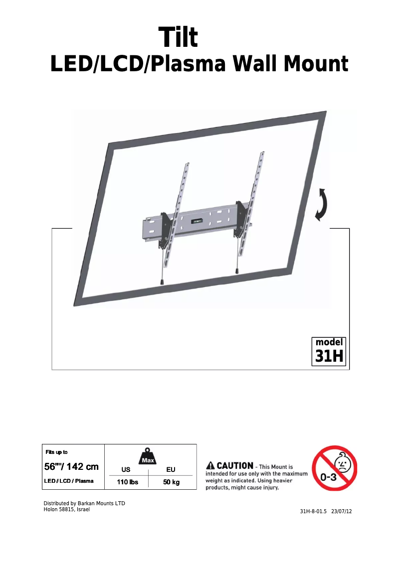 Page 1 de la notice Manuel utilisateur Barkan 31H