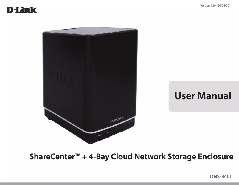 Page 1 de la notice Manuel utilisateur D-Link Seagate DNS-340L