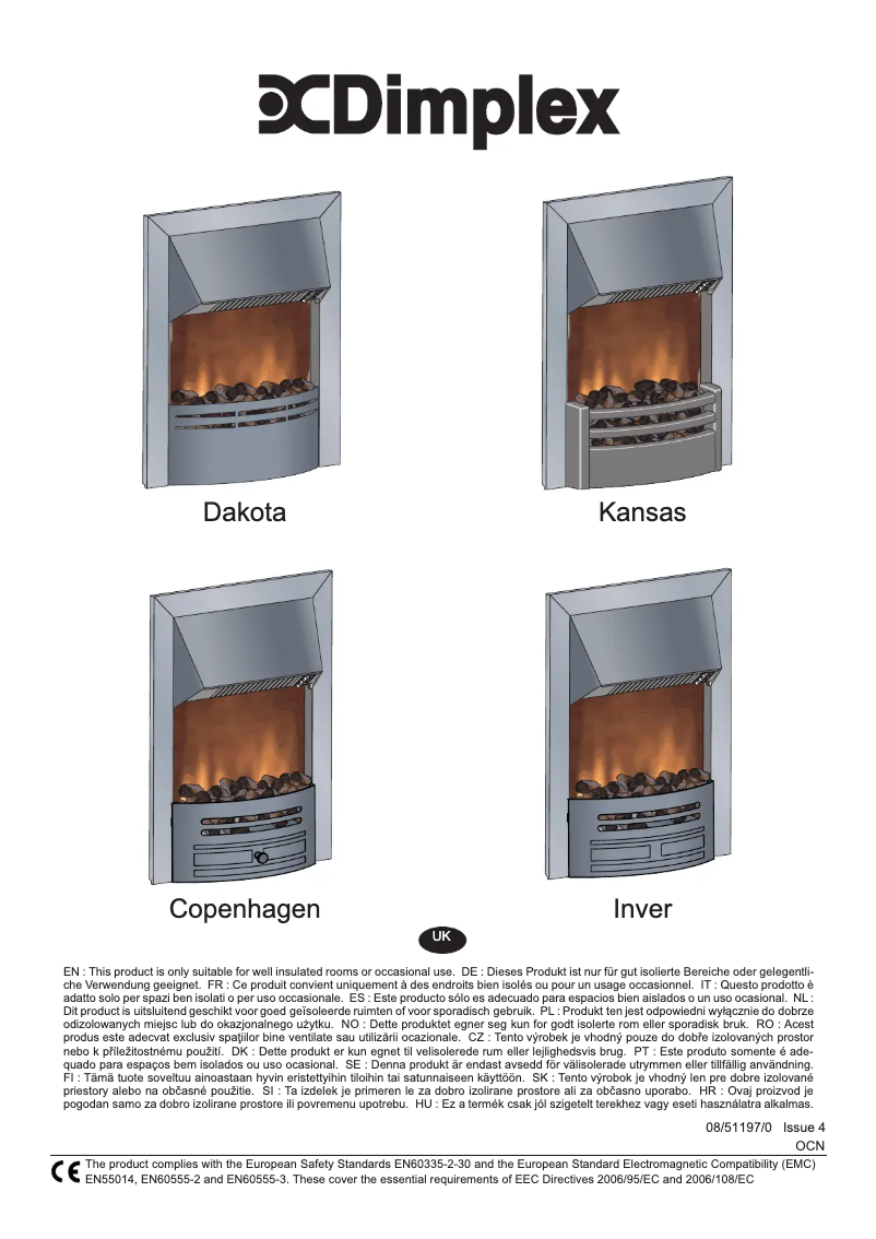Page 1 de la notice Manuel utilisateur Dimplex DKT20BL