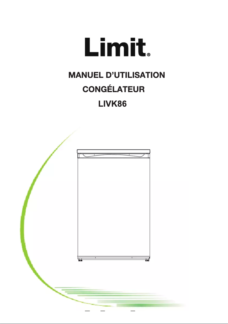 Page n°1 - Manuel utilisateur Limit LIVK86