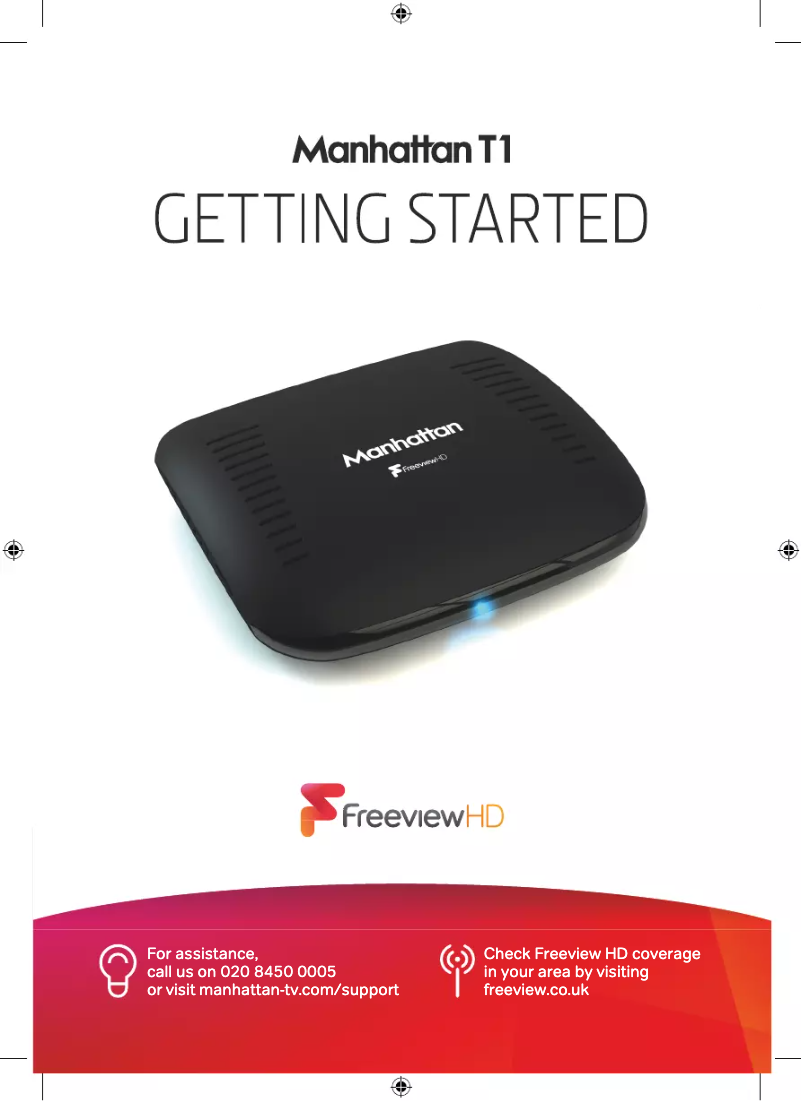 Image de la première page du manuel de l'appareil T1