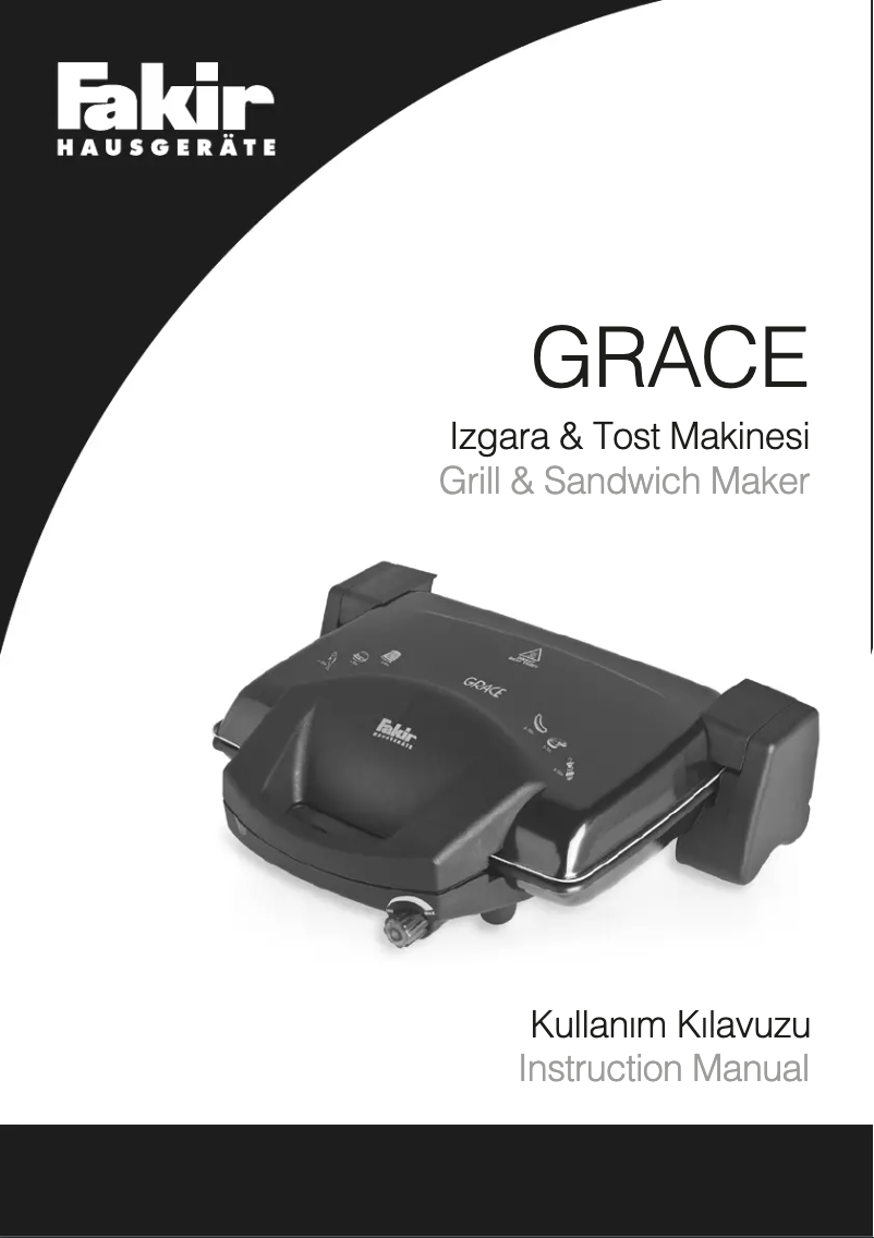 Page n°1 - Manuel utilisateur Fakir Grace