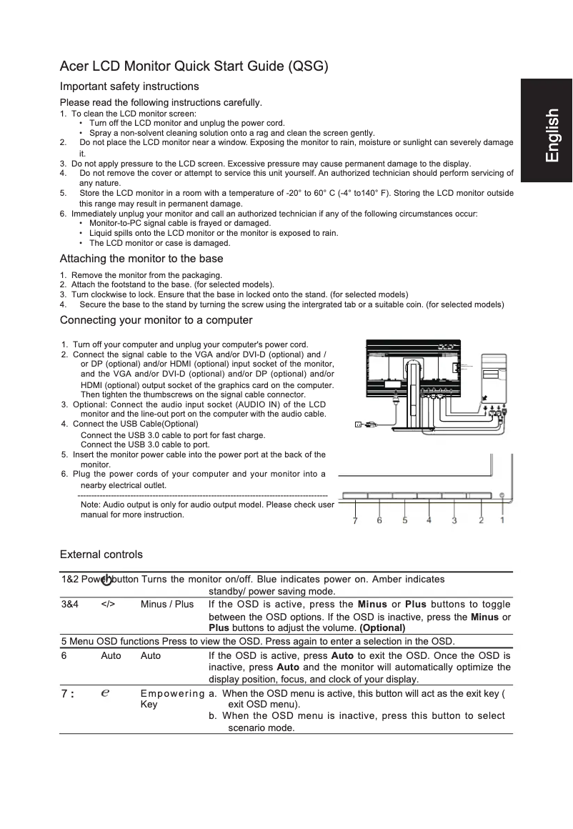Image de la première page du manuel de l'appareil B246HYL