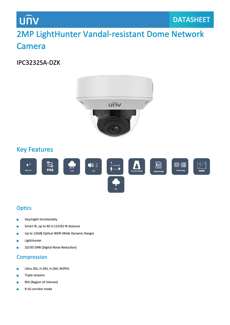 Image de la première page du manuel de l'appareil IPC3232SA-DZK