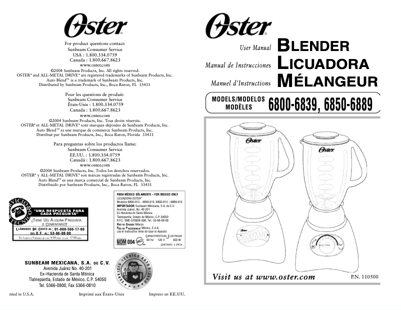 Page 1 de la notice Manuel utilisateur Jarden 6629