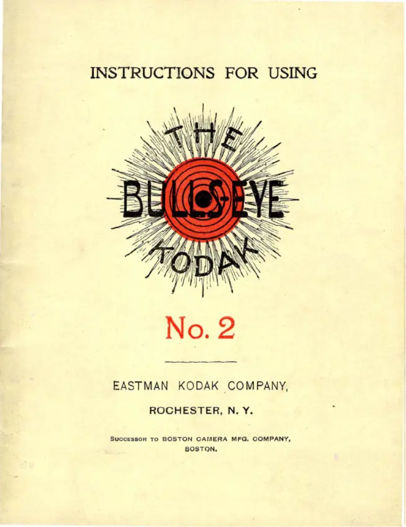 Image de la première page du manuel de l'appareil No. 2 Bulls-Eye