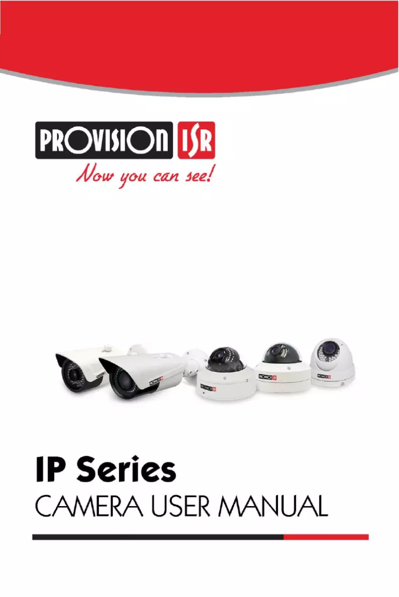 Page 1 de la notice Manuel utilisateur Provision-ISR DI-250IP5MVF