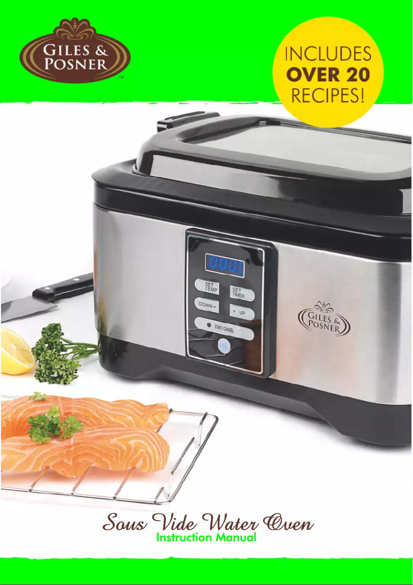 Page 1 of the manual User Manual Giles & Posner EK1295