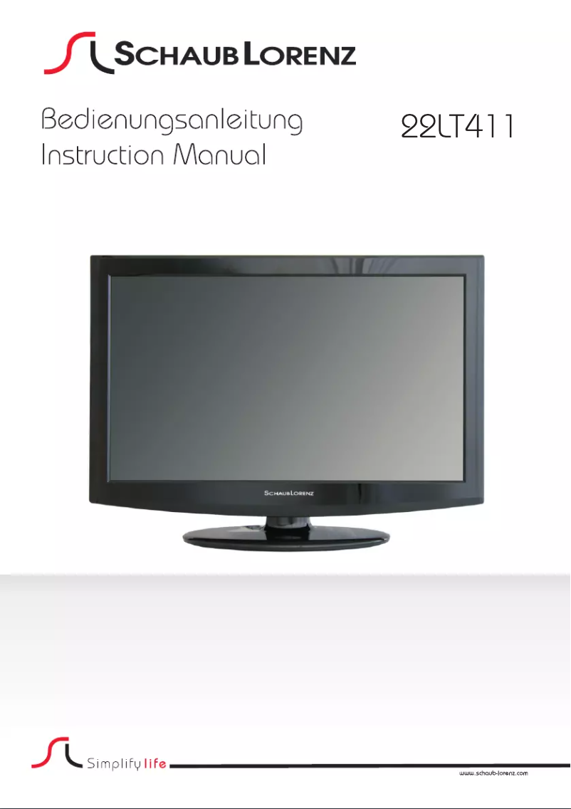 Página 1 del manual Manual de usuario Schaub Lorenz 22LT411