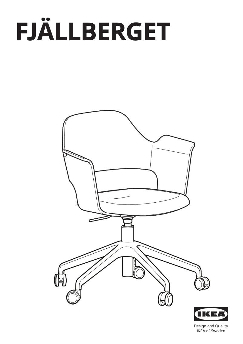 Image de la première page du manuel de l'appareil FJÄLLBERGET 204.852.42