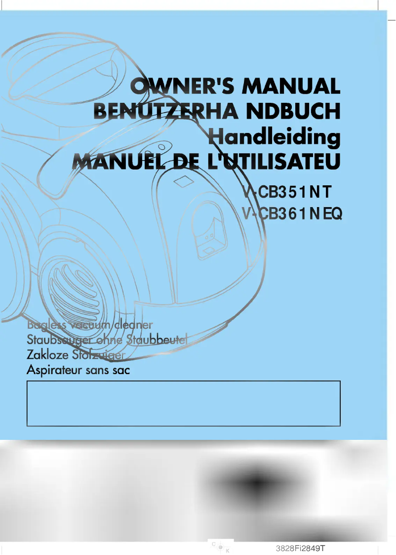 Page 1 de la notice Manuel utilisateur LG V-CB361NEQ
