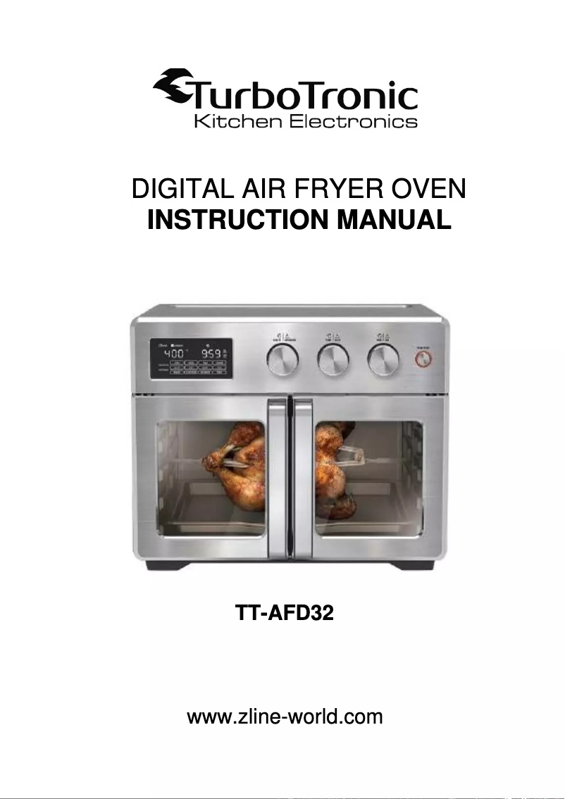 Page n°1 - Manuel utilisateur TurboTronic TT-AFD32