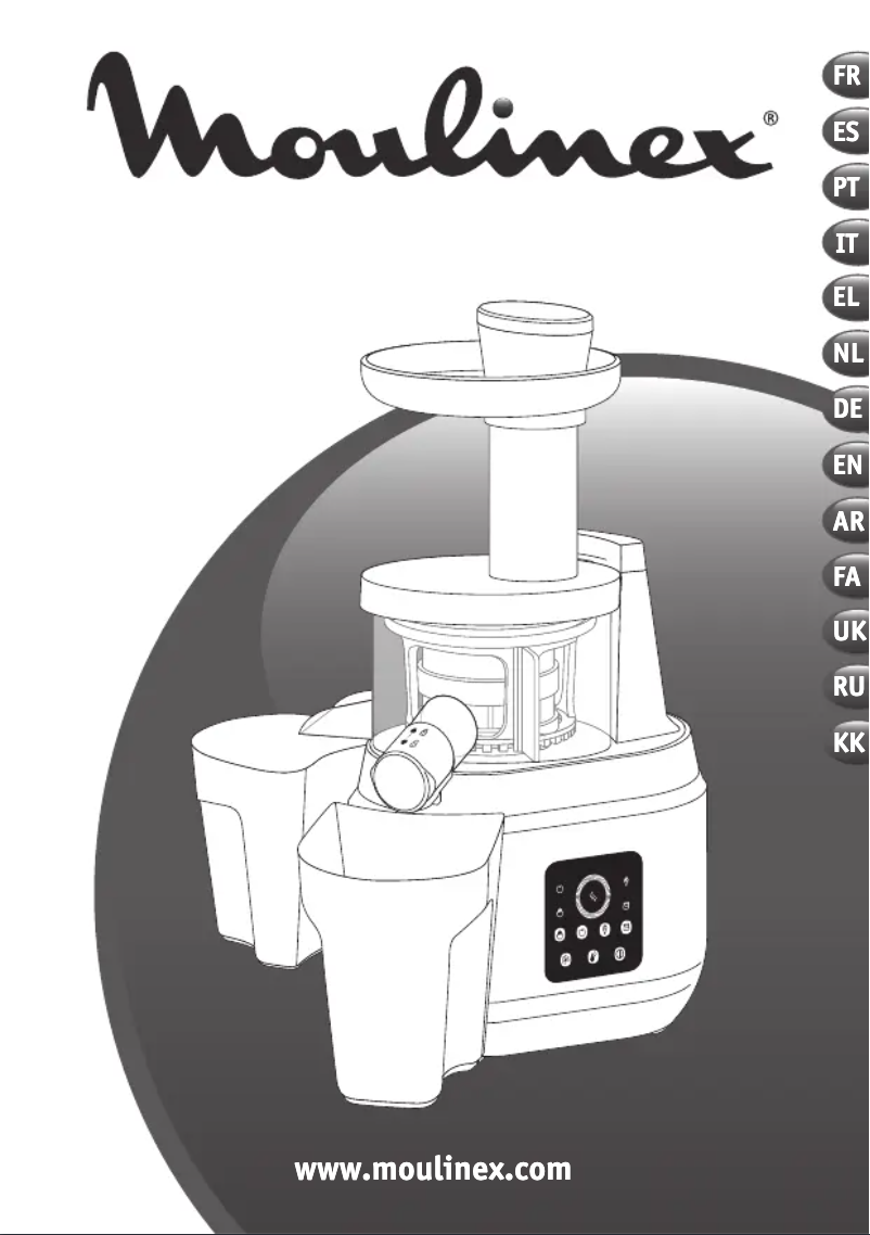 Page n°1 - Manuel utilisateur Moulinex Juice & Clean ZU420E10