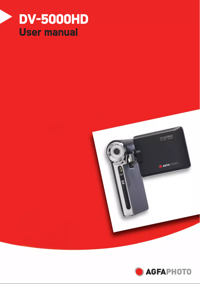 Page n°1 - Manuel utilisateur AgfaPhoto DV-5000HD
