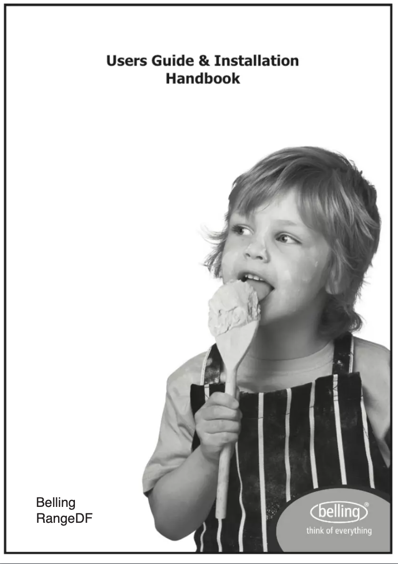 Page 1 de la notice Manuel utilisateur Belling DB4 100DF Professional