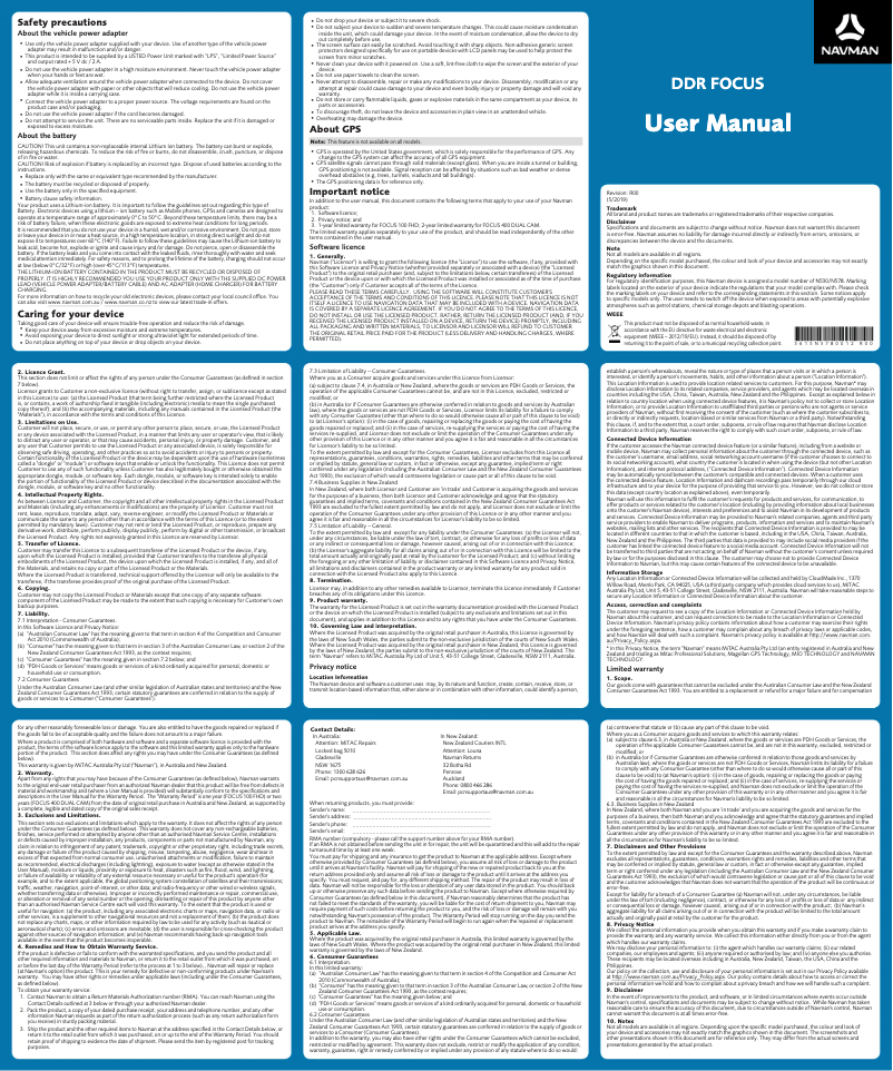 Image de la première page du manuel de l'appareil FOCUS400 Dual