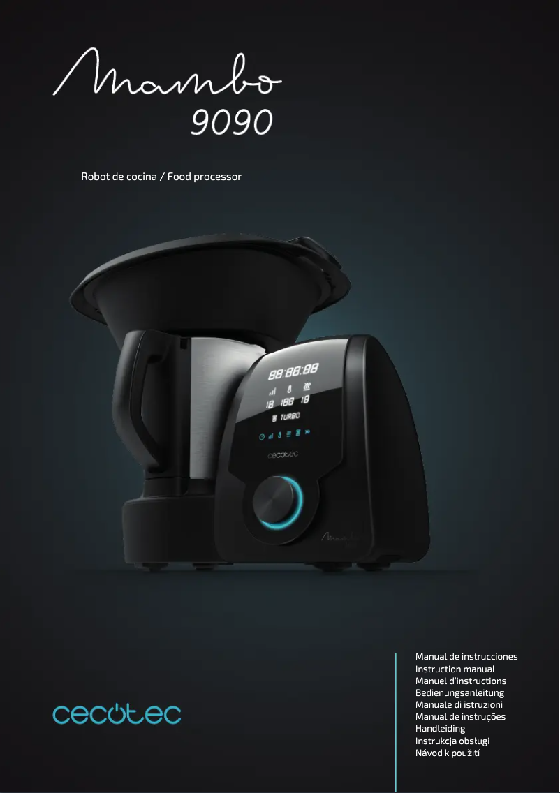 Image de la première page du manuel de l'appareil Mambo 9090