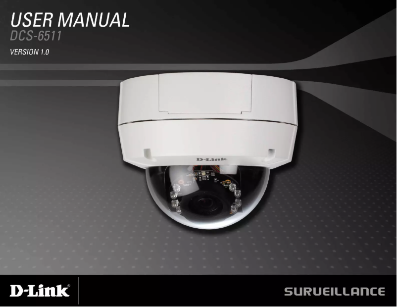 Page n°1 - Manuel utilisateur D-Link DCS-6511