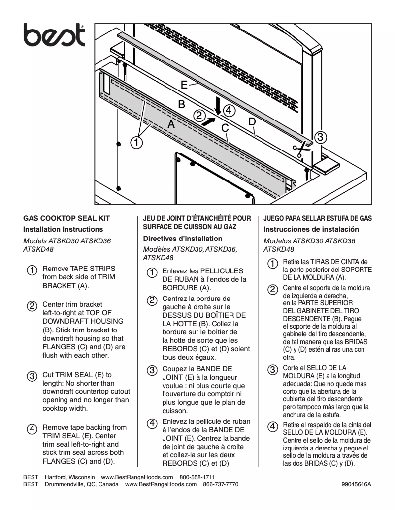 Página 1 del manual Manual de usuario Best ATSKD30