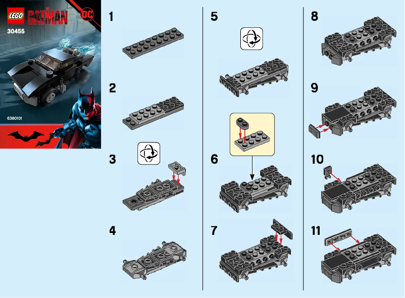 Page n°1 - Manuel utilisateur Lego Batman 30455