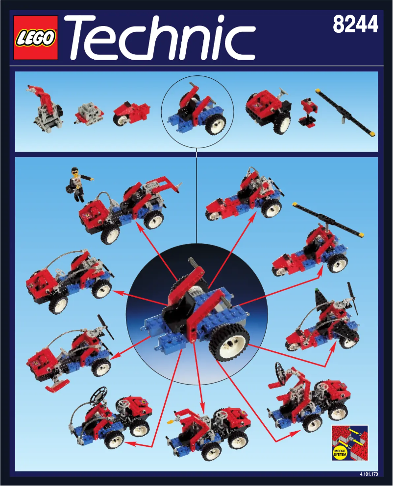 Page 1 de la notice Manuel utilisateur Lego Technic 8244