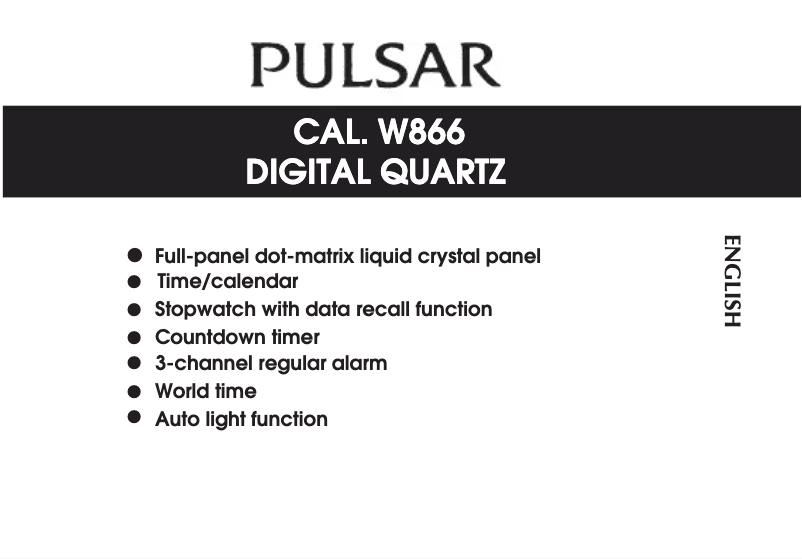 Image de la première page du manuel de l'appareil Accelerator P5A033X1