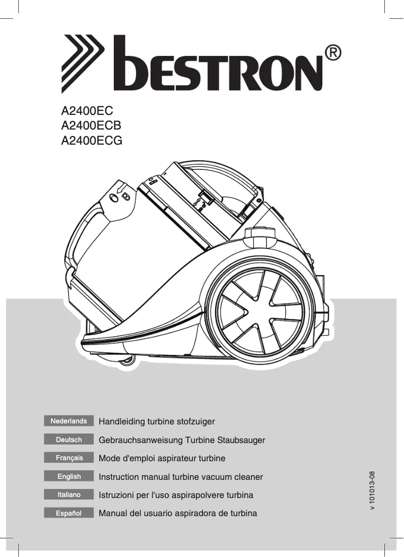 Imagen de la primera página del manual del dispositivo A2400ECG