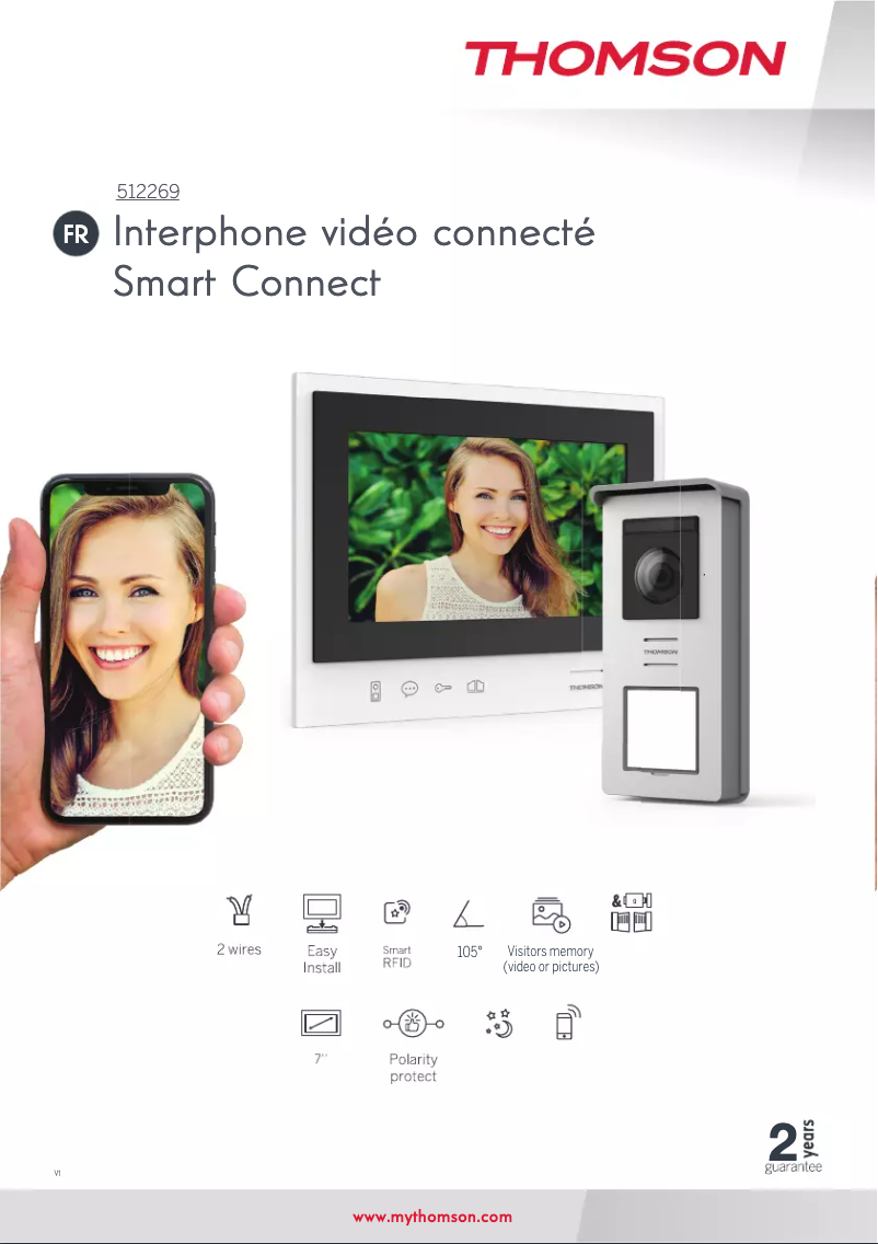 Page 1 de la notice Manuel utilisateur Thomson 512269