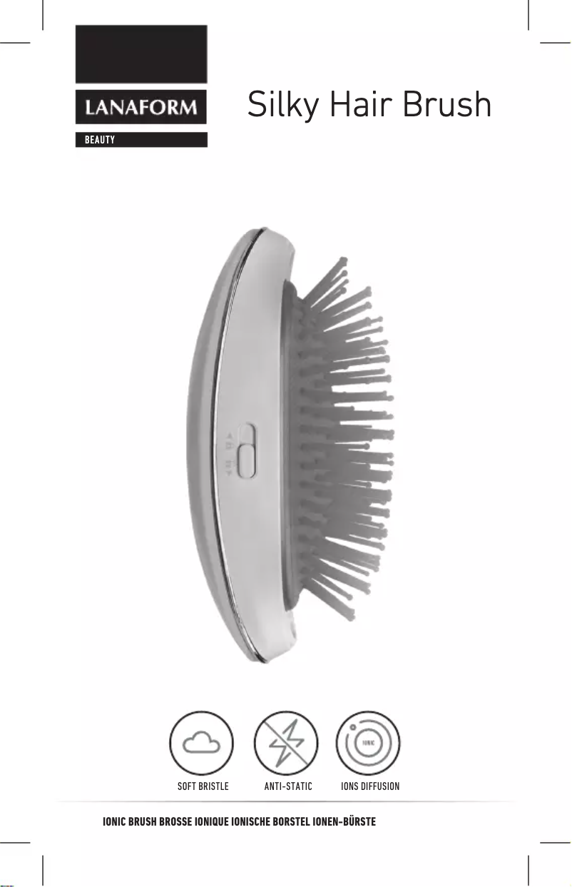 Image de la première page du manuel de l'appareil Silky Hair Brush