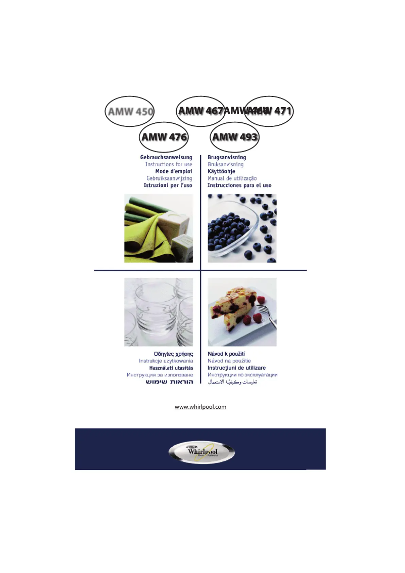 Página 1 del manual Manual de usuario Whirlpool AMW 493 IX