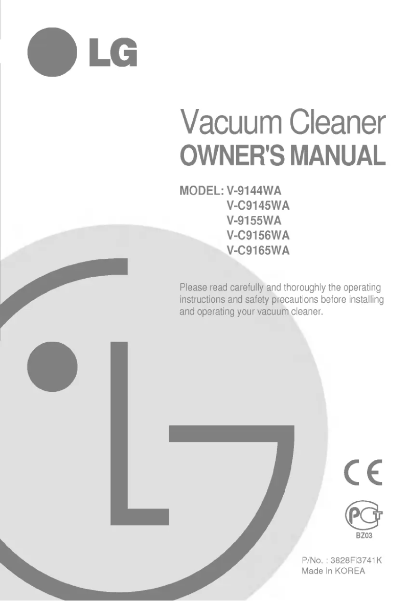 Page 1 de la notice Manuel utilisateur LG V-C9156WA