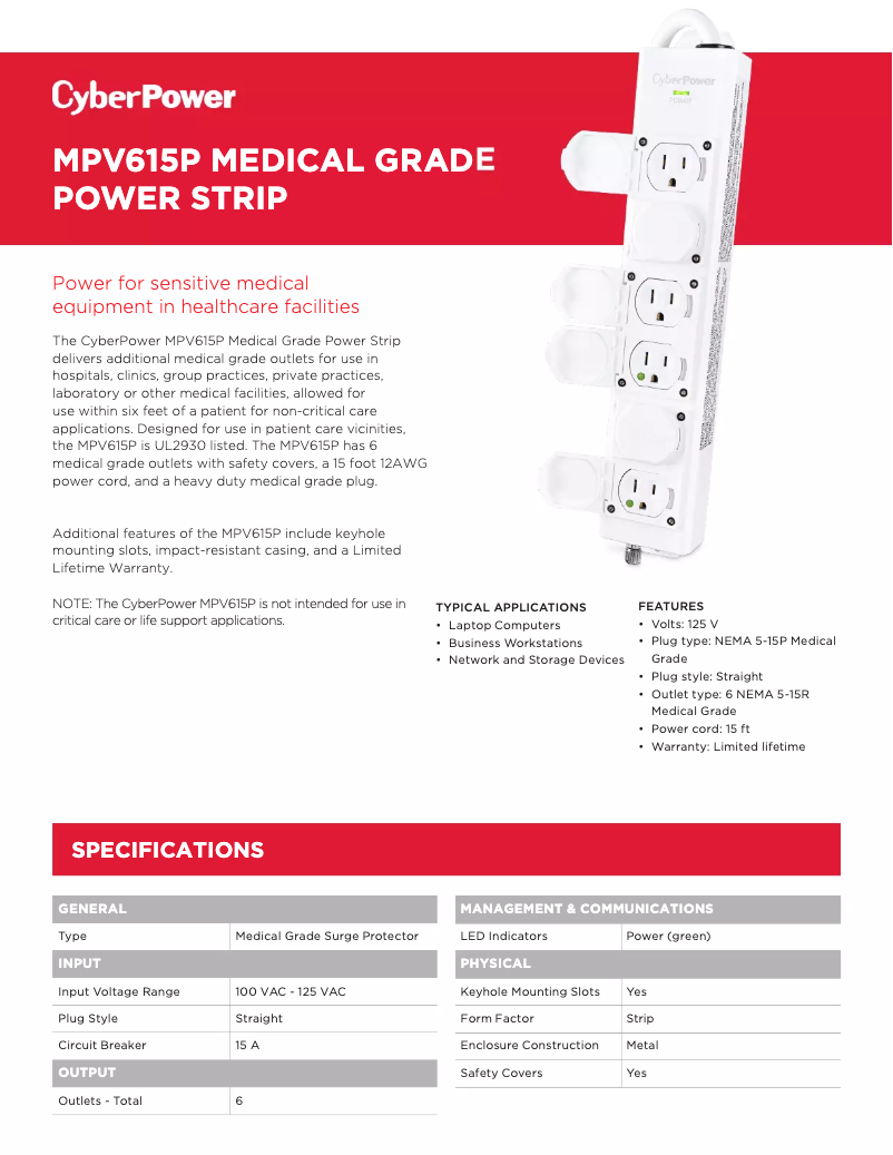 Image de la première page du manuel de l'appareil MPV615P