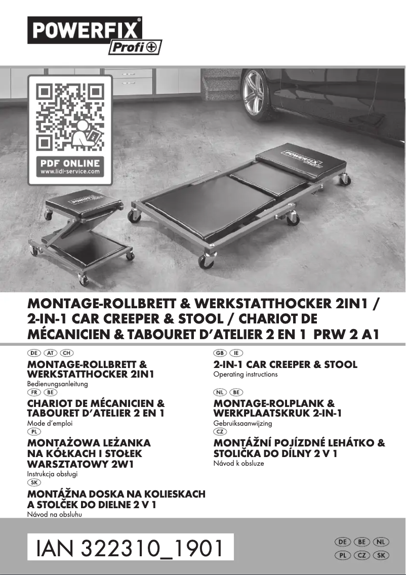 Image de la première page du manuel de l'appareil IAN 322310