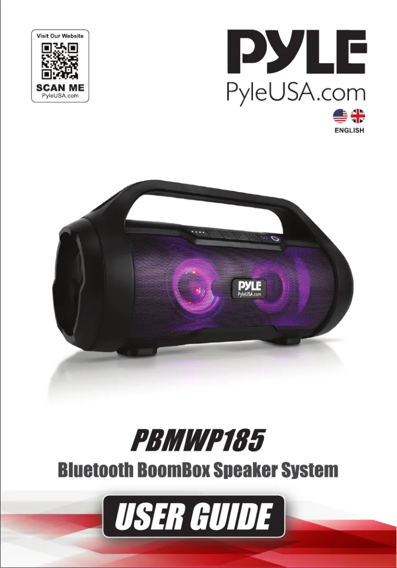 Page 1 de la notice Manuel utilisateur Pyle PBMWP185