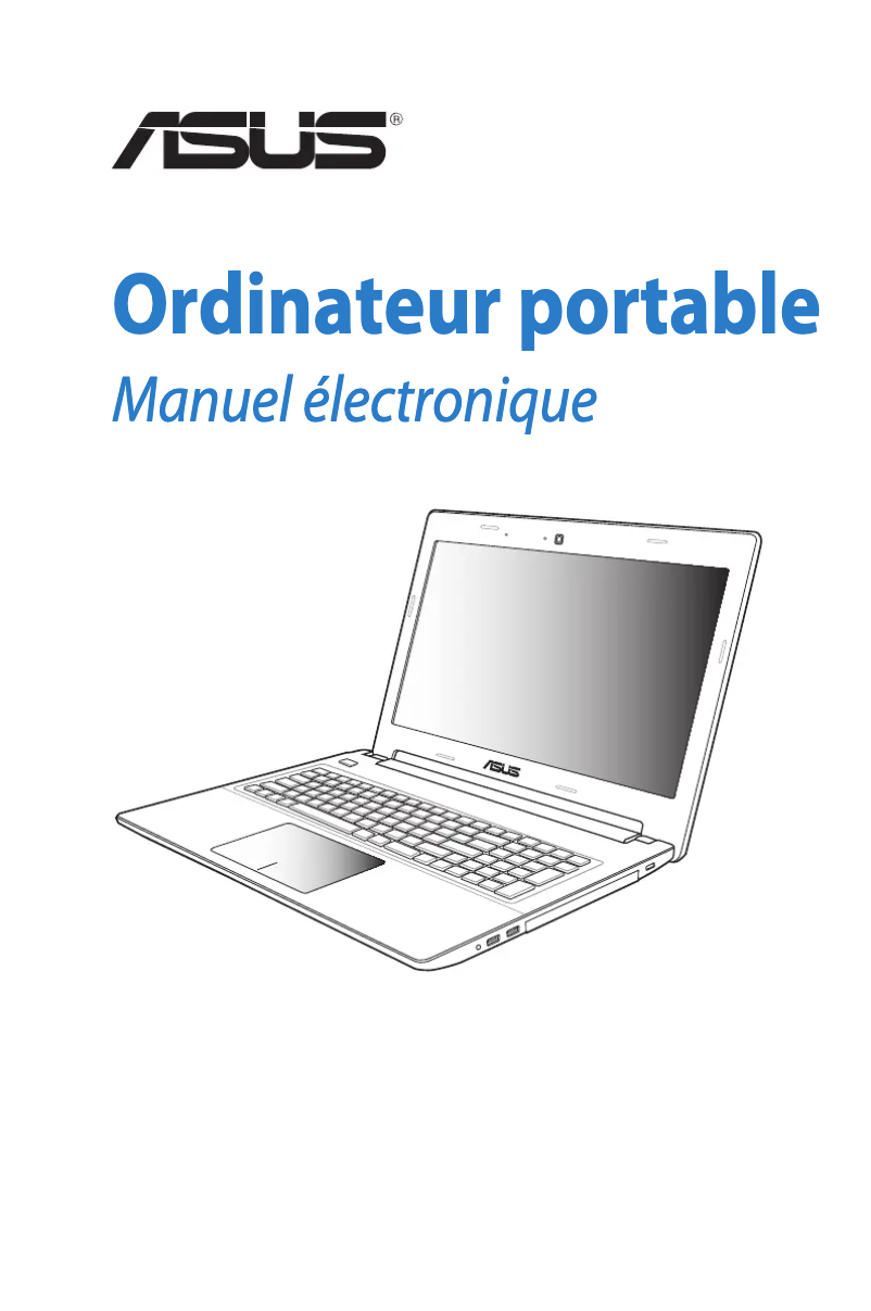 Image de la première page du manuel de l'appareil VivoBook S550CM