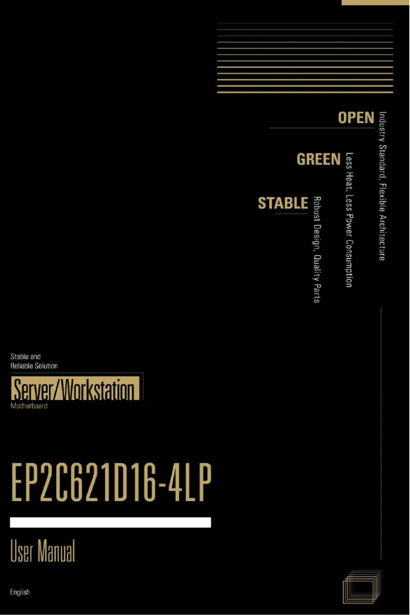 Page 1 de la notice Manuel utilisateur Asrock Rack EP2C621D16-4LP