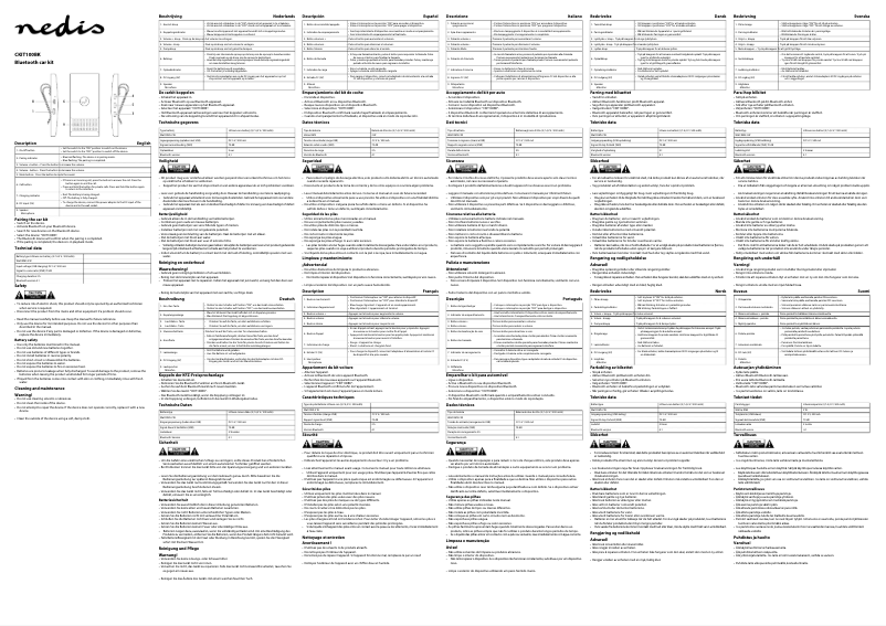 Image de la première page du manuel de l'appareil CKIT100BK