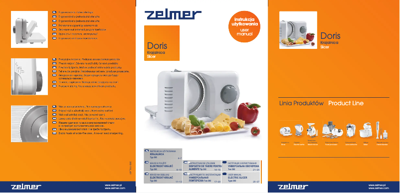 Page n°1 - Manuel utilisateur Zelmer Doris 393.5 NP