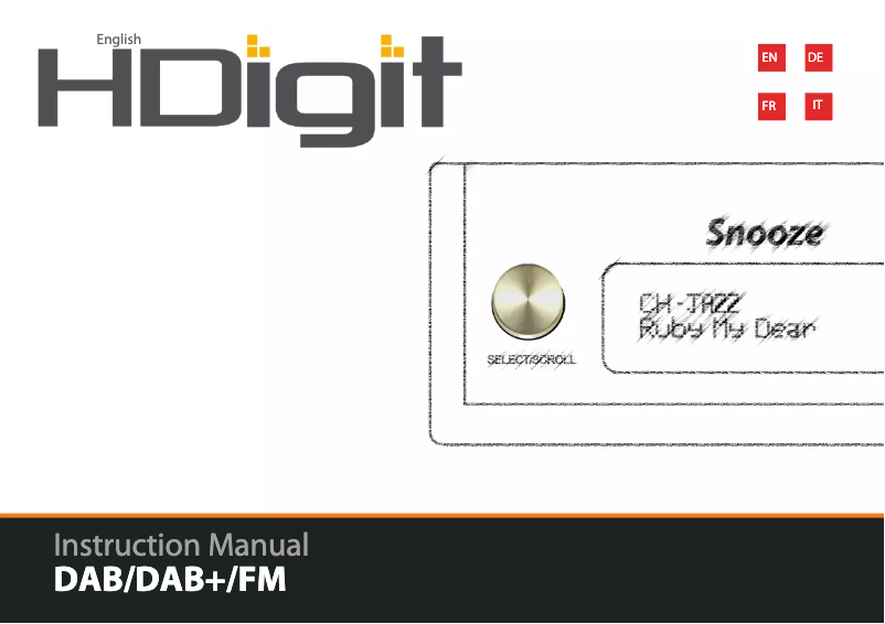 Page n°1 - Manuel utilisateur HDigit Snooze