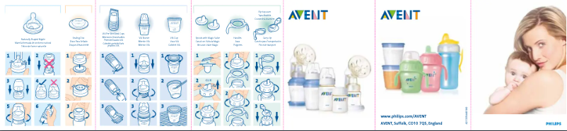 Image de la première page du manuel de l'appareil Avent SCF660