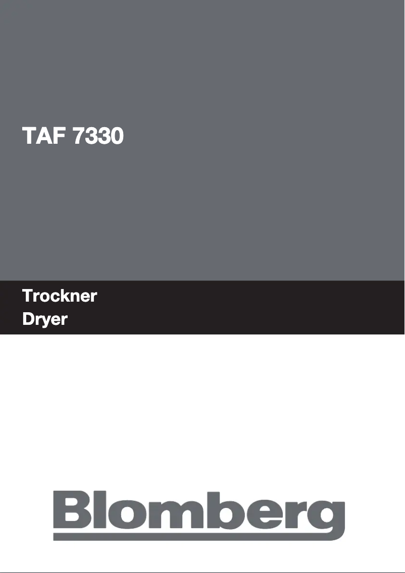 Image de la première page du manuel de l'appareil TAF 7330