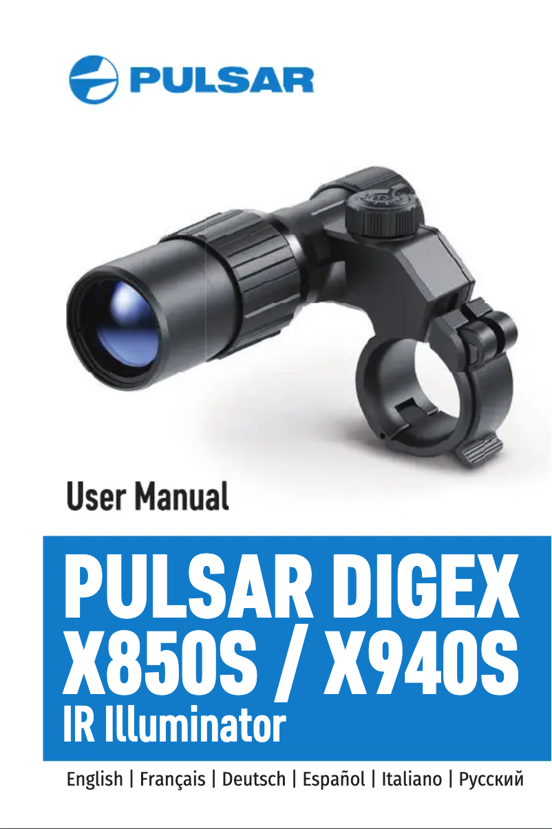 Page 1 de la notice Manuel utilisateur Pulsar Digex-X940S