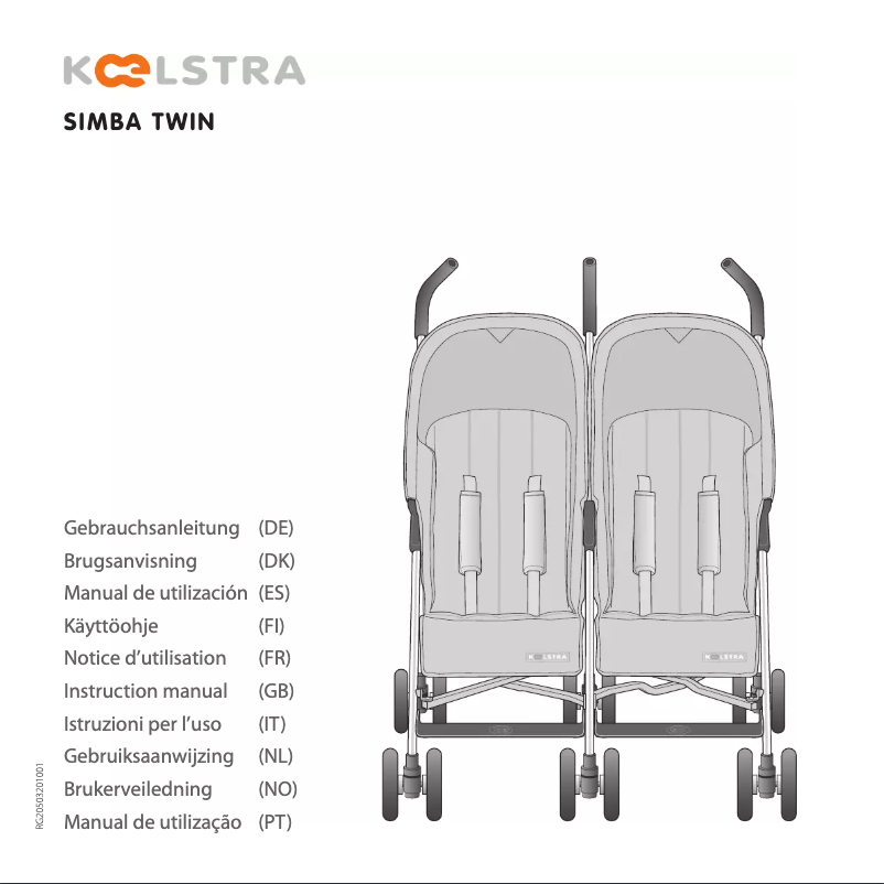 Image de la première page du manuel de l'appareil Simba Twin T3